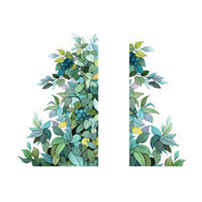 

Wall Sticker Kickline Wall Sticker Leaves Pattern Home Wall Decoration Durable