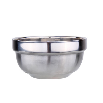 

Rice Bowls Double Layer Stainless Steel Bowls Child Anti-Hot Insulatation