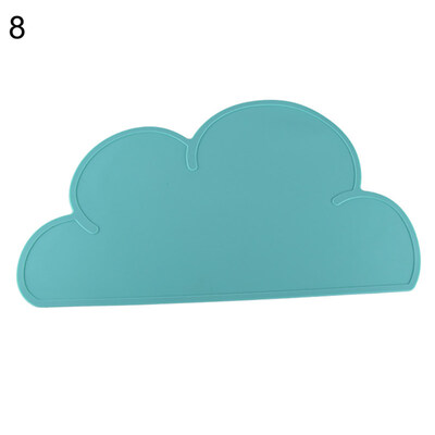 

Cloud Shaped Silicone Placemat Children Baby Plate Mat Waterproof Tableware Pad