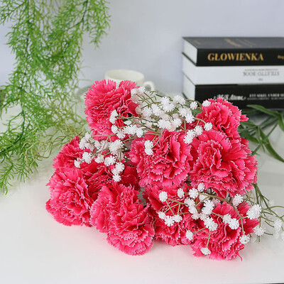 

〖Follure〗Artificial Carnations Silk Flower Bridal Hydrangea Home MothersTeachers Day