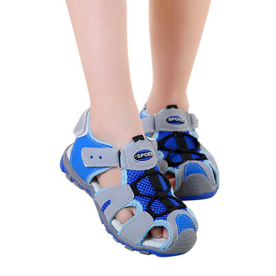

Toddler Kids Shoes Baby Boy Girl Closed Toe Summer Beach Sandals Shoes Sneakers