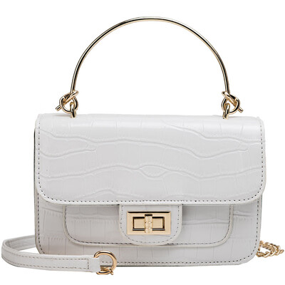 

Snake head small bag 2019 new wave Korean version of the chain small square bag wild chic rivet shoulder Messenger bag
