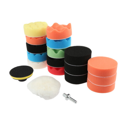 

Sponge Buffing Pad Drill Polishing Car Beauty Tool 19pcs