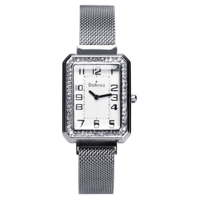 

Hot Selling Women Watches Square Dial Ladies Quartz Wristwatch Movement Rhinestone Magnetic Buckle Strap Clock Zegarki Damski50