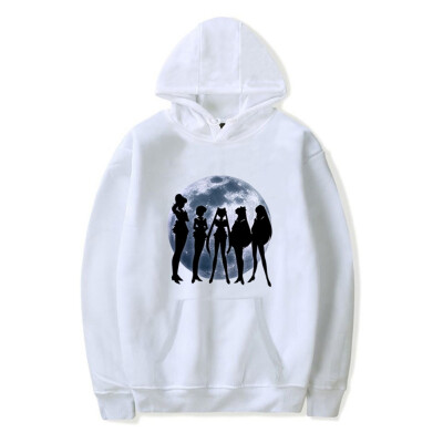 

SGOT Sailor Moon Hoodies Unisex Sweatshirts Japanese Anime Sportswear for Fans