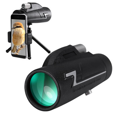 

16X50 Single-tube Monocular Telescope FMC Optical Lens BAK4 Prisms Water-resistant Fogproof with Phone Holder Mini Tripod Stand fo
