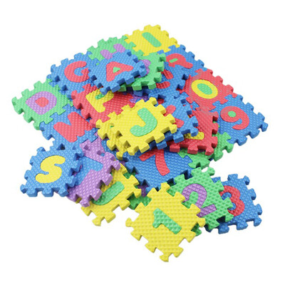 

36PCSSet Alphabet & Numerals Baby Kids Play Mat Educational Toy Soft Mats