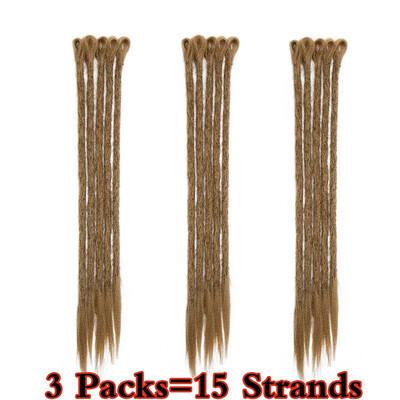 

Dreadlock Extension Ombre For Hip-Hop Synthetic Heat Resistant Crochet Braiding Hair Handmade Extension Twist Braiding For Women