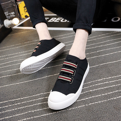 

Summer new canvas shoes mens lazy shoes casual wild junior high school students shoes social spirit guy shoes