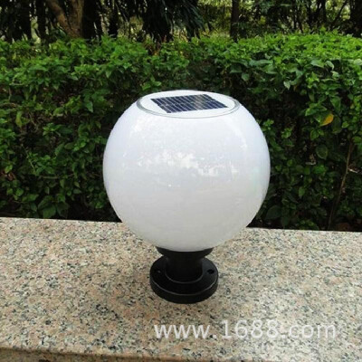 

Solar column head wall lamp outdoor courtyard LED landscape lighting door post lamp home door wall lamp