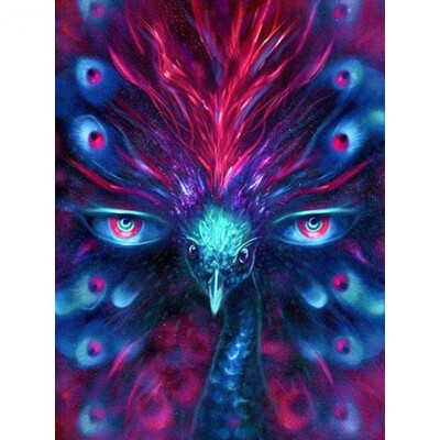 

kirin show 5D DIY Diamond Painting Peacock Full Drill Resin Pictures Of Rhinestones Decor Home Mosaic Diamond Embroidery Animals