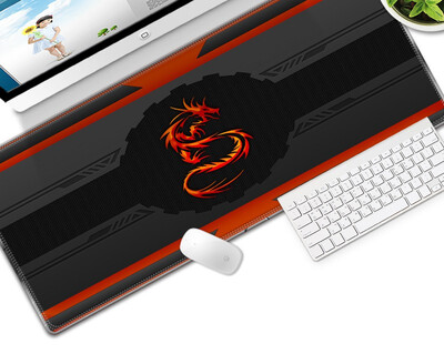 

Professional Gaming Mouse Pad BlueRed Dragon 300x700mm PC Laptop Desktop Computer Mousepad Mat for Dot 2 Lol CSGO Gamer