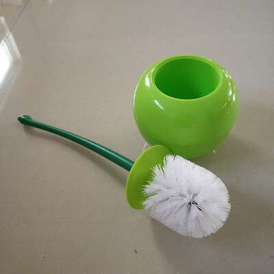 

Plastic Toilet Brush Cherry Brush With Base Set Apple Toilet Brush Cleaning Brush