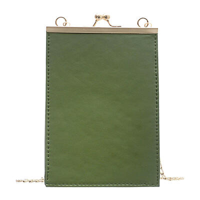 

Letter Print Square Shoulder Handbags PU Leather Women Chain Crossbody Bags