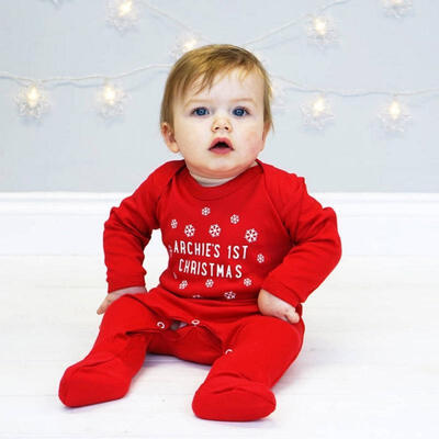 

Newborn Infant Baby Girl One-Pieces Xmas Bodysuit Romper Jumpsuit Outfit Clothes