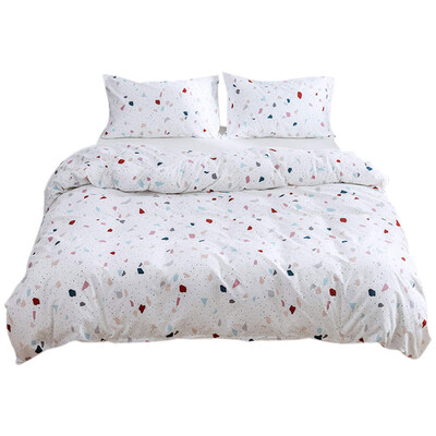 

Gobestart Simple&Fashionable Cotton Cotton Bedding Quilt Cover Pillowcase Three-Piece
