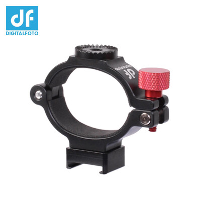 

DF DIGITALFOTO ANT Extension Adapter Ring Clip Clamp Bracket with Hot Shoe 14 Inch Screw Hole for Mounting Microphone LED Light