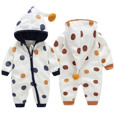 

Cute Newborn Baby Boys Girls Long Sleeve Hooded Romper Jumpsuit Bodysuit Outfits Clothes 0-2Y