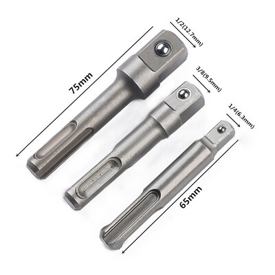 

14 38 12 Impact Drill Driver SDS Plus Extension Socket Adapter Converter