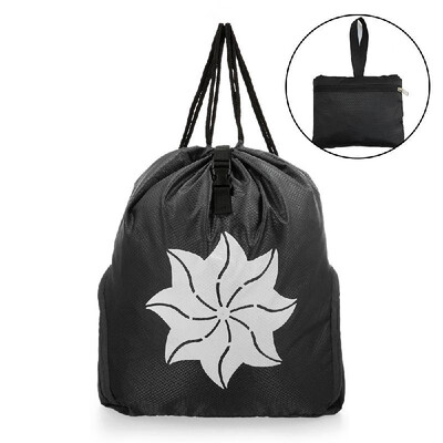 

22L Foldable Drawstring Backpack Bag Outdoor Sports Gym Sack Pack Travel Storage Bag Beach Bag