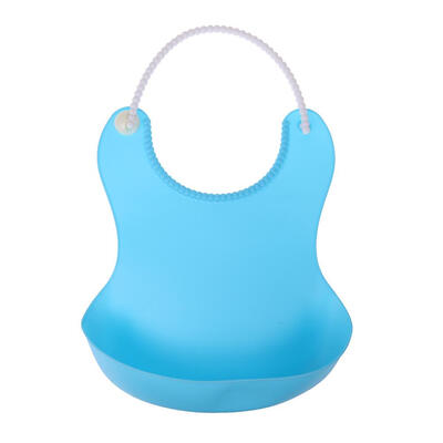 

Baby Bibs Waterproof Silicone Feeding Cartoon Solid Color Saliva Towel