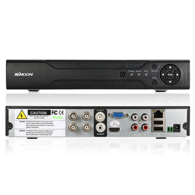 

KKmoon 4CH 1080P Hybrid NVR AHD TVI CVI DVR 5-in-1 Digital Video Recorder P2P Cloud Network Onvif Digital Video Recorder support P