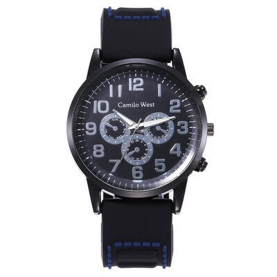 

New hot-selling mens sports silicone watch student break