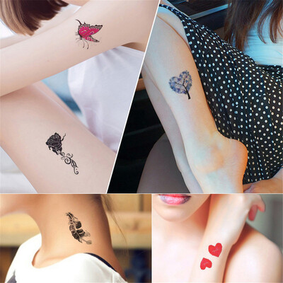

〖Follure〗30pcs Sheet Temporary Metallic Tattoo Gold Silver Flash Tattoos Inspired