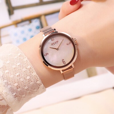 

Womens watches Korean fashion watch womens dial steel waterproof Shi Ying ladies watch