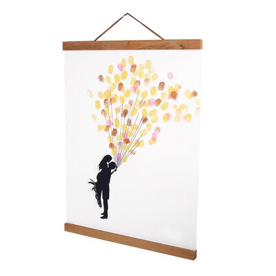 

Wooden Poster HangerModern Magnetic Wooden Photo Frame DIY Custom Poster Scroll Prints Artwork Hanger Teak WoodPoster Hanger