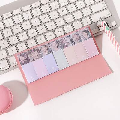 

Skisneostype- BTS Sticky Notes Kpop MAP of The Soul Persona Self-Sticking Handy Memo Slips Memo Pad Stickers