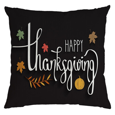 

〖Follure〗Thanksgiving Pillow Cover Pillowcases Decorative Home Decoration45x45cm