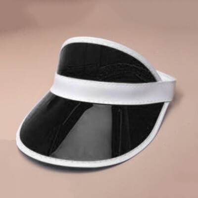 

Summer PVC Sun Visor Hat Headband Cap UV Protection Transparent Outdoor Hiking