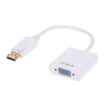 

Displayport Male to VGA Female 1080P FHD Video Converter Adapter Cable