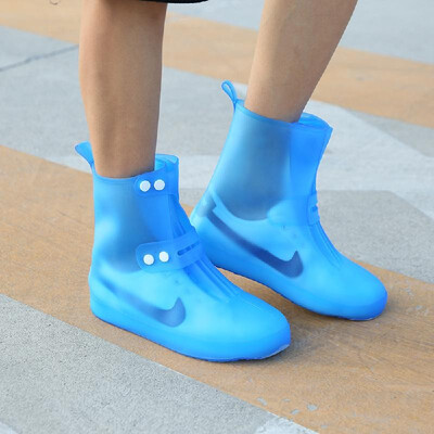 

Fashion Women Reusable Tube Boots Children Transparent Water-Resistant Rain Boots PVC Nonslip Rainshoes