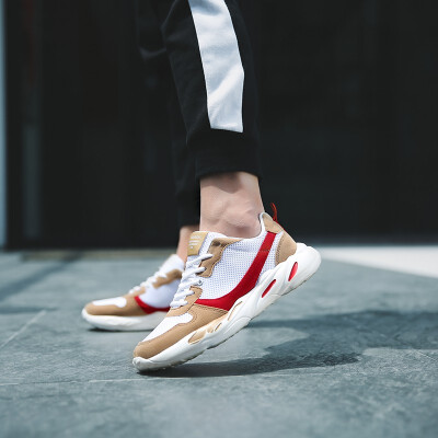 

Mens shoes summer new breathable mesh sports shoes trend Korean casual students wild youth running shoes