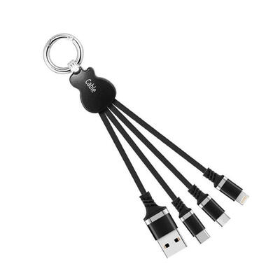 

3-in-1 Charge Cable 24A Creative LED Guitar Shaped Charging Cable For IPHONE Android Huawei