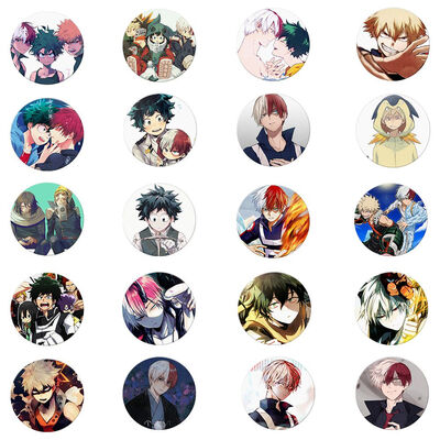 

My Hero Academia Animation Around Cartoon Badge Collectible Badge Brooch Bag Novelty Anime Cartoon Accessories Anime Fans Gift