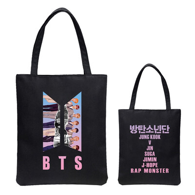 

Kpop BTS Bangtan Boys Avatar Print Canvas Bag Shoulder Bag Hot Gift for ARMY