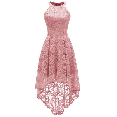 

Women\s Lace Neck Sleeveless Dress
