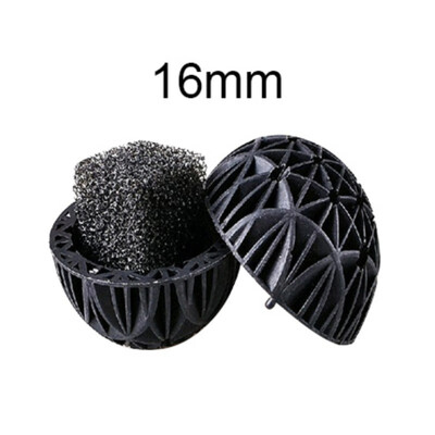 

100pcs Aquarium Bio Balls Fish Tank Filters Black 16MM26MM accesorios acuarios peces
