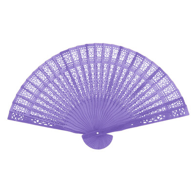 

〖Follure〗Vintage Bamboo Folding Hand Held Flower Fan Chinese Dance Party Gifts Bamboo H