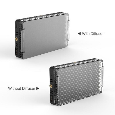 

Aputure AL-F7 Portable LED Video Light Lamp Panel 3200K-9500K Color Temperature CRI95 256pcs LED Beads Adjustable Brightness with