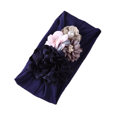 

Cute Baby Girls Princess Soft Flower Hairband Turban Headbands Wedding Party