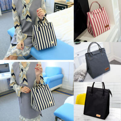 

Large Insulated Lunch Bag Cooler Picnic Travel Food Box Women Tote Carry Bags