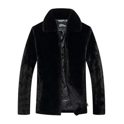 

Gobestart Fashion Mens Winter Warm Thick Overcoat Coat Jacket Faux Fur Outwear Cardigan