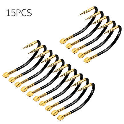 

15pcsset Fish Hook Barbed Colored Tungsten Alloy Bulk Fishing Supplies Tackle Accessories