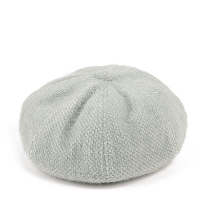 

AutumnWinter new Chanel beret ladies hundred fashion painter hat Korean version of the tide ins warm pumpkin hat