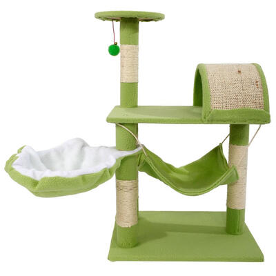 

M46 32 inch Stable Sisal Cat Climb Holder Pet Tower Kitten Tree Lamb Toy