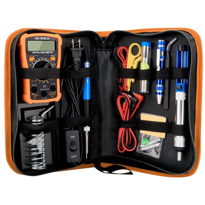 

〖Follure〗Soldering Iron Kit Electronics Adjustable Temperature Welding Tool Soldering Set
